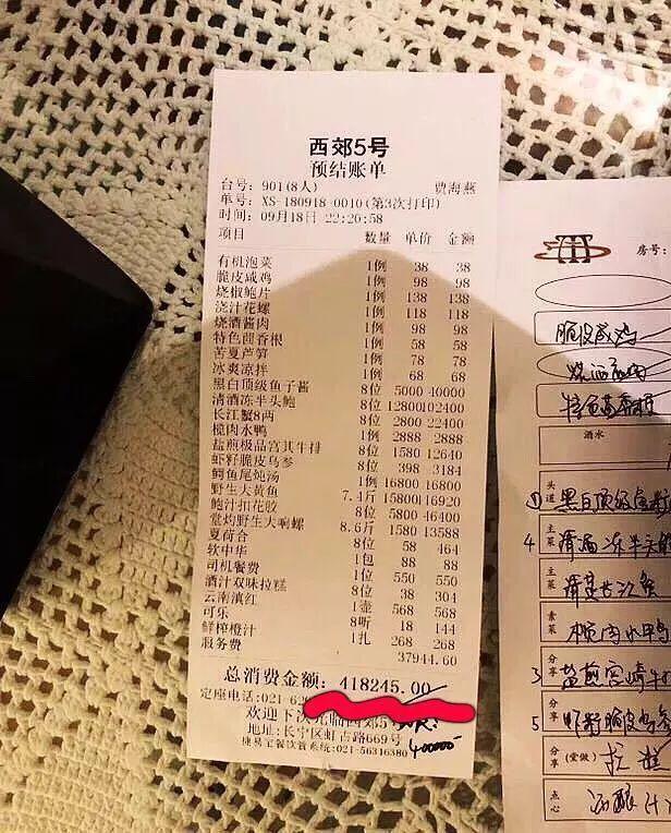 貴得有理！上熱搜的41萬元“天價菜單”