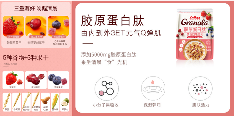 開(kāi)啟麥片新時(shí)代，卡樂(lè)比麥片新品添加膠原蛋白肽