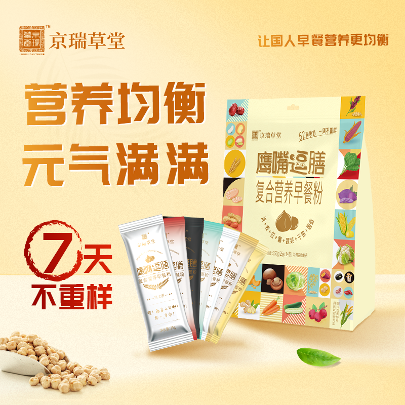 健康，從優(yōu)質(zhì)的早餐開始 ——京瑞草堂鷹嘴逗膳復(fù)合營養(yǎng)早餐粉新品上市|餐飲界